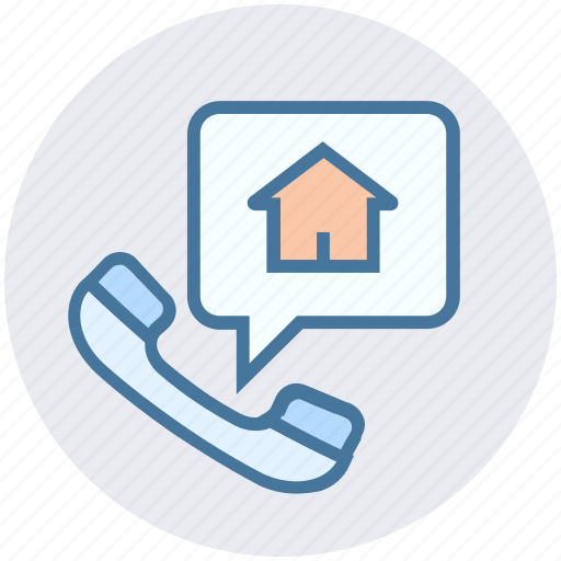 Chat, communication, home, house, phone, talk, telephone icon - Download on Iconfinder