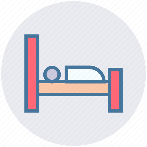 Bed, bedroom, hotel, relax, single bed, sleep, sleeping icon - Download on Iconfinder