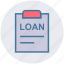agreement, clipboard, document, file, loan, loan agreement, loan paper 