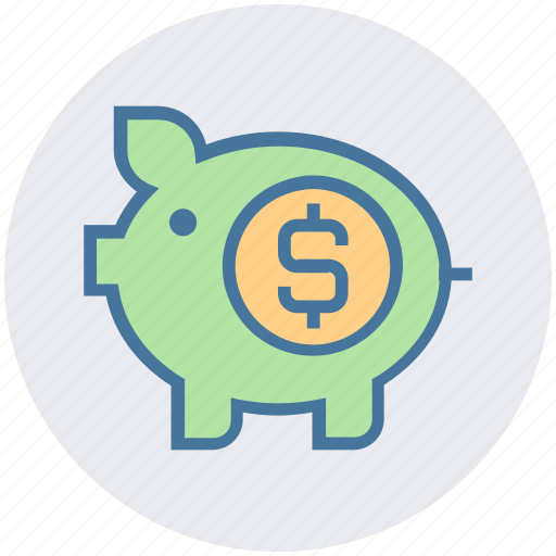 Cash bank, dollar, dollar coin, money, piggy, piggy bank, saving icon - Download on Iconfinder