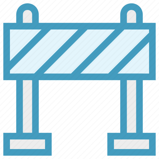 Barrier, block, construction, forbidden, road barrier, road stop, traffic barrier icon - Download on Iconfinder