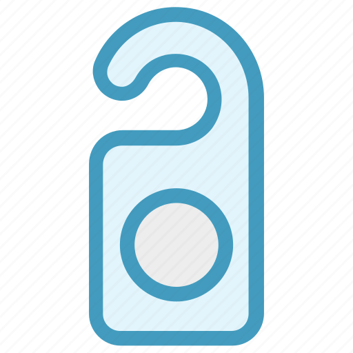 Disturb, door hanger, hanger, hotel, privacy, room, tag icon - Download on Iconfinder