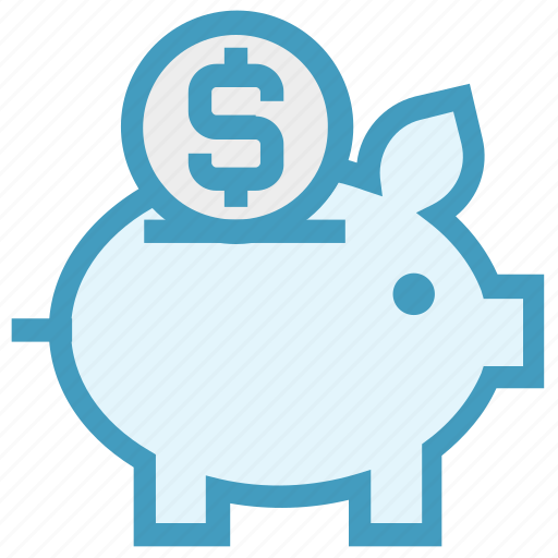 Cash bank, dollar, dollar coin, money, piggy, piggy bank, saving icon - Download on Iconfinder