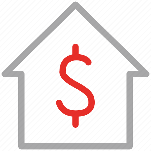 Dollar sign, estate, house, real icon - Download on Iconfinder