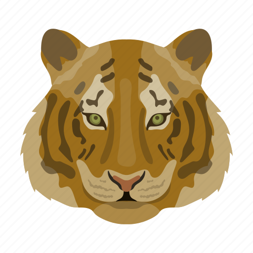 Animal, cat, mammal, predator, tiger, wild, zoo icon - Download on Iconfinder