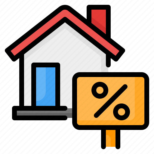 House, home, real estate, building, sell, sale, discount icon - Download on Iconfinder