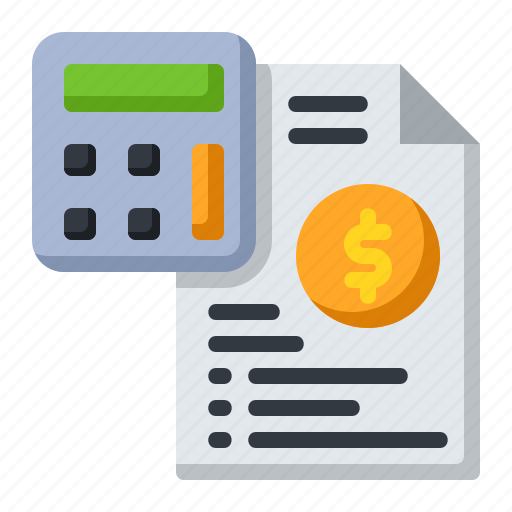 Budget, file, finance, accounting, dollar, calculator, money icon - Download on Iconfinder