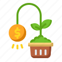 plant, savings, growth, benefits, debt, currency