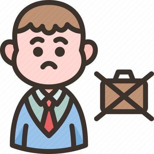 Unemployment, jobless, fired, bankruptcy, despair icon - Download on Iconfinder