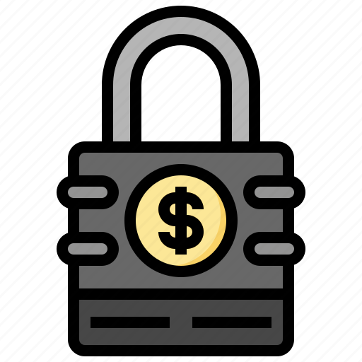Lock, debt, finance, dollar, security icon - Download on Iconfinder