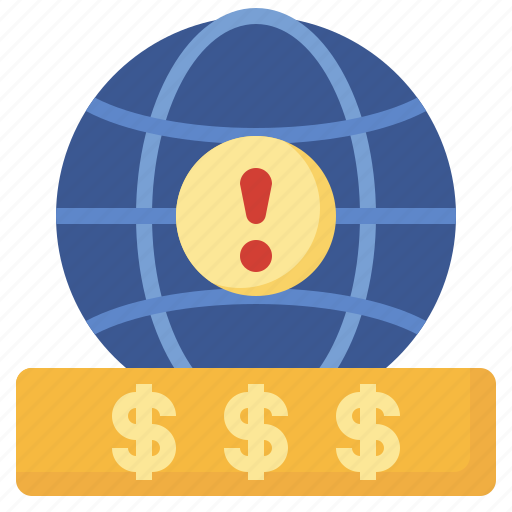 Internet, finance, error, alert, dollar icon - Download on Iconfinder