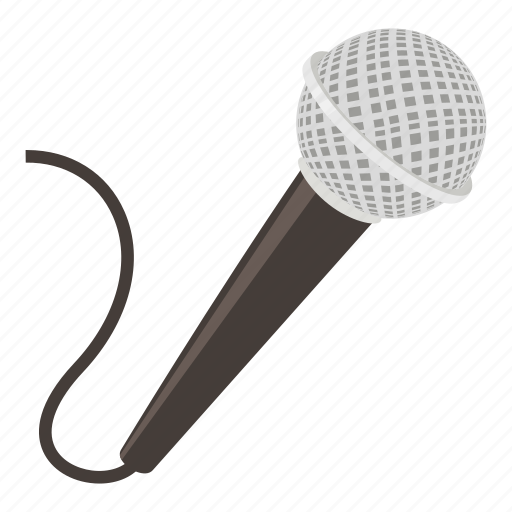 Cartoon, microphone, radio, sound, voice, volume, white icon - Download on Iconfinder