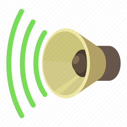 Audio, cartoon, radio, sound, voice, volume, white icon - Download on Iconfinder