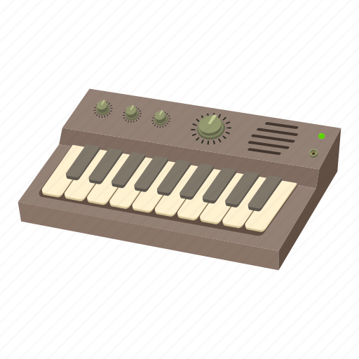 Audio, cartoon, radio, sound, synthesizer, volume, white icon - Download on Iconfinder