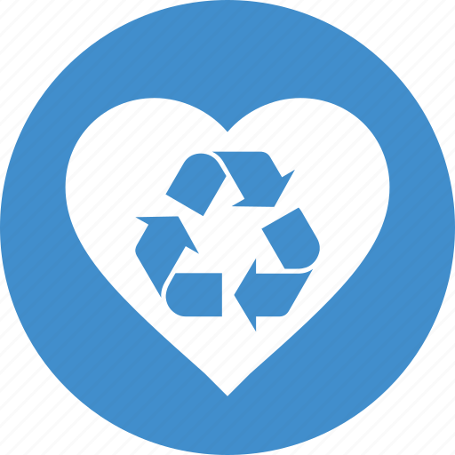 Conservation, ecology, environment, green, heart, love, recycle icon - Download on Iconfinder