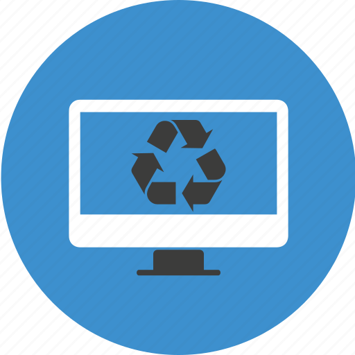 Computer, conservation, ecology, electronic, environment, green, recycle icon - Download on Iconfinder