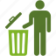 basket, bin, environment, garbage, people, person, recycle, trash 