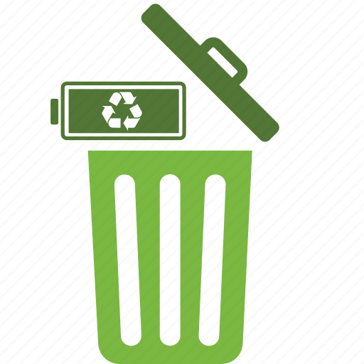 Battery, bin, conservation, ecology, energy, environment, green icon - Download on Iconfinder