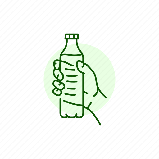 Hand, holding, plastic, bottle icon - Download on Iconfinder