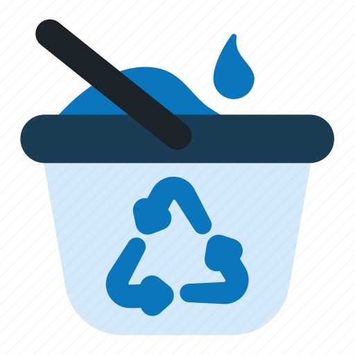 Water, bucket, recycle, drop, reuse, refill icon - Download on Iconfinder