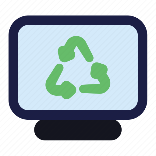 Desktop, recycle, electronic, device, business, reuse icon - Download on Iconfinder