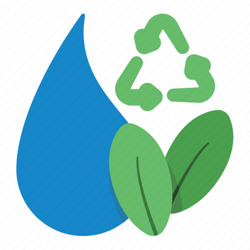 Water, drop, ecology, recycling, reuse, saving icon - Download on Iconfinder