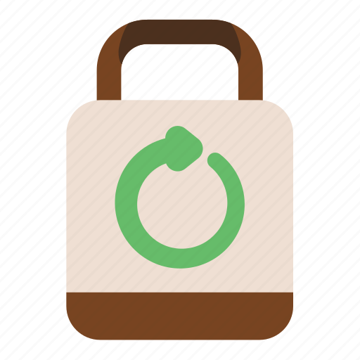 Bag, arrow, recycle, reuse, plastic icon - Download on Iconfinder