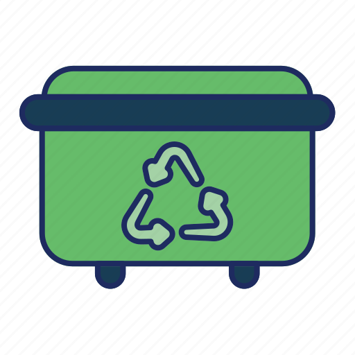Recycle, bin, trash, can, garbage, waste, dustbin icon - Download on Iconfinder