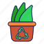 plant, growth, recycle, bucks, drop 