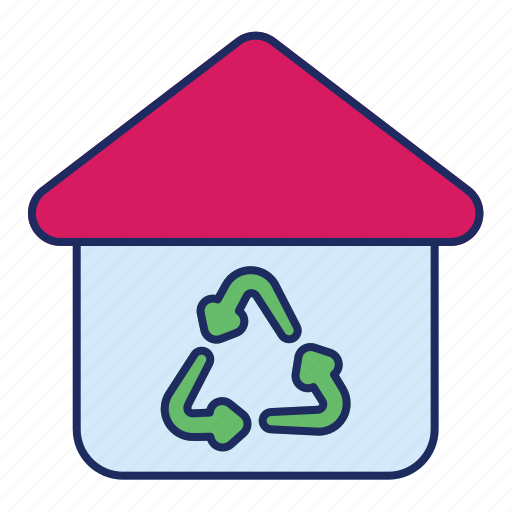 Home, material, recycling, reuse icon - Download on Iconfinder