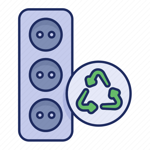 Terminal, plug, socket, recycle, energy, station, reuse icon - Download on Iconfinder