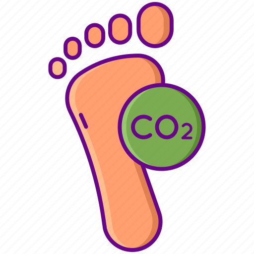 Dioxide, carbon, footprint icon - Download on Iconfinder