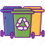 recycling, bins, mandatory 