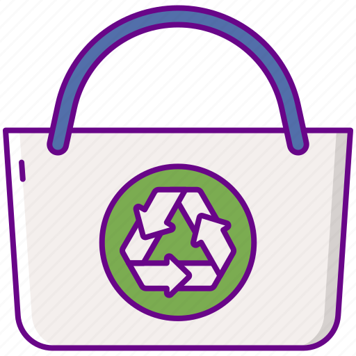 Bag, recycled, recycle icon - Download on Iconfinder