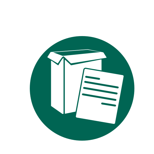 Boxes, food boxes, mixed paper, paper, paperboard, recycling icon - Free download