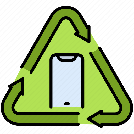 Recycling, electronics, mobile, phone icon - Download on Iconfinder