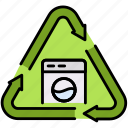 recycling, washing, machine, or, household, appliances
