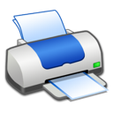 blue, printer