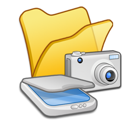 &amp;, cameras, folder, scanners, yellow 
