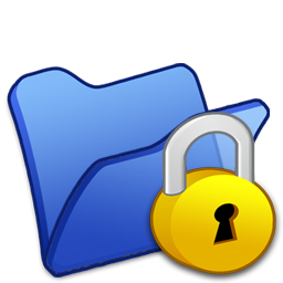 Blue, folder, locked icon - Free download on Iconfinder