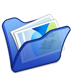 Blue, folder, mypictures icon - Free download on Iconfinder
