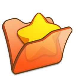 Favourite, folder, orange icon - Free download on Iconfinder