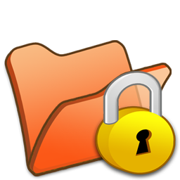 Folder, orange, locked icon - Free download on Iconfinder