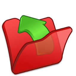 Folder, red, arrow icon - Free download on Iconfinder
