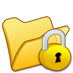 Folder, locked, yellow icon - Free download on Iconfinder