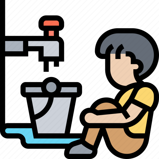 Water, supply, tap, shortage, crisis icon - Download on Iconfinder