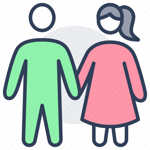 Friends, couple, engagement, two, woman, man icon - Download on Iconfinder