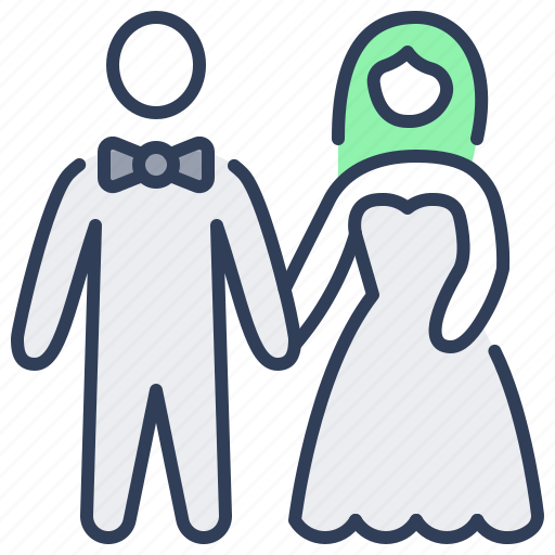 Wedding, married, groom, bride, wife, husband icon - Download on Iconfinder
