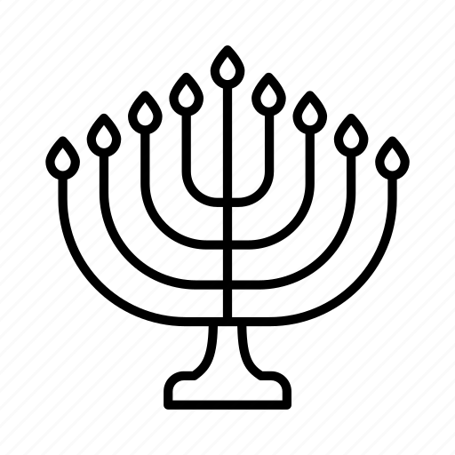 Hanukkah, jewish, judaism, menorah, religion, synagogue, worship icon - Download on Iconfinder