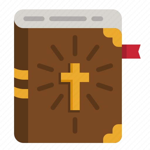 Bible, holy, christianism, book, cross icon - Download on Iconfinder